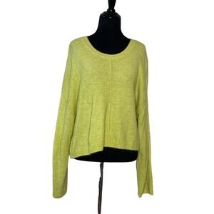 Hooked up yellow long sleeves sweater size large